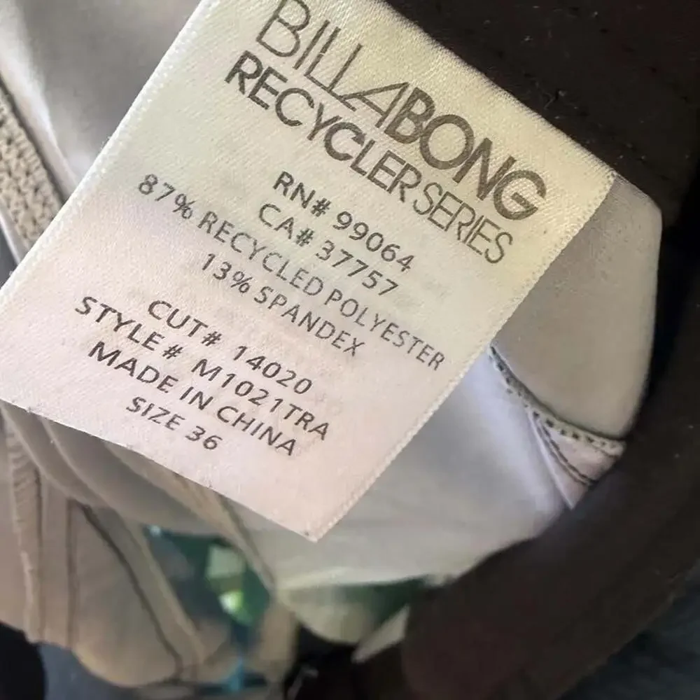 Billabong Joel Parkinson Platinum Recycler Surf Board Shorts Size 36